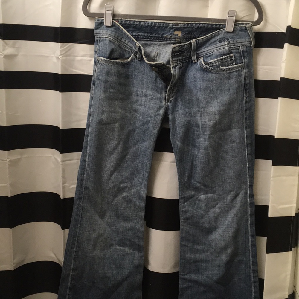 Se7en medium wash boot cut jeans. Size 29